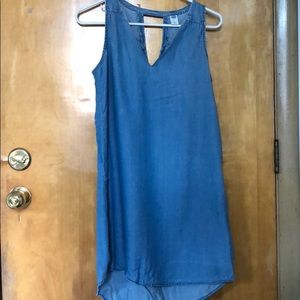 Chambray swing dress